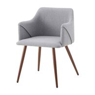 Sillón ALDRIDGE de tejido gris