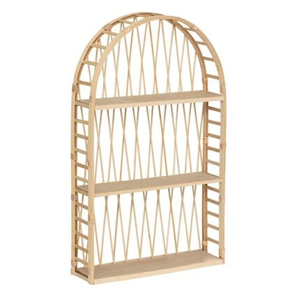 Prateleira ANAHI bege em bambu 74,4cm, , large