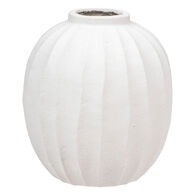 Jarr&oacute;n AMIA blanco de cer&aacute;mica 44.5cm