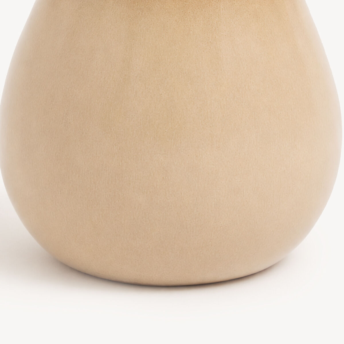 Figura decorativa pêra bege 21cm, , large