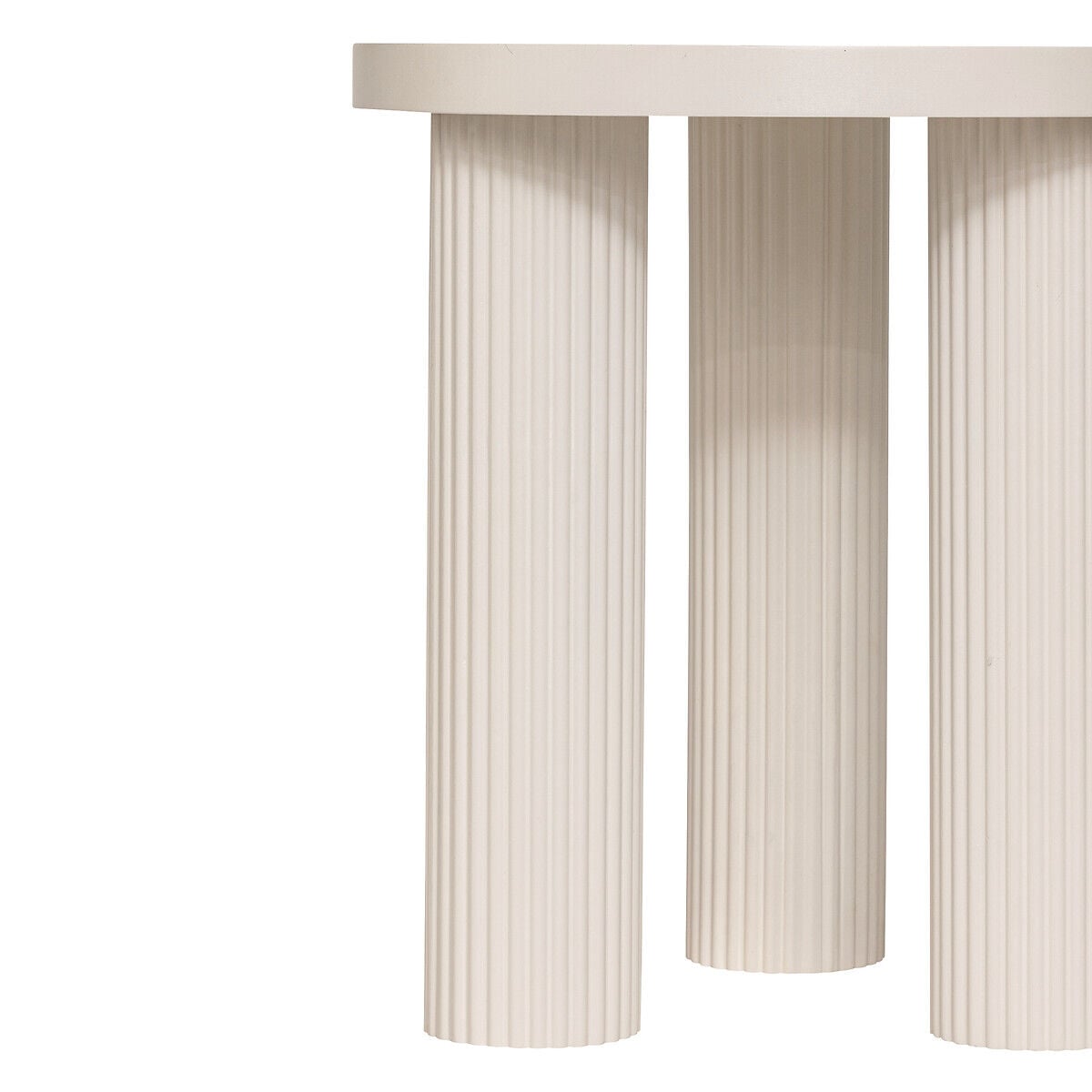Mesa de apoio TELLA marfim em mdf 40X40x45cm, , large