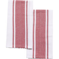 Set de 2 pa&ntilde;os de cocina LENA rojo 50x70cm