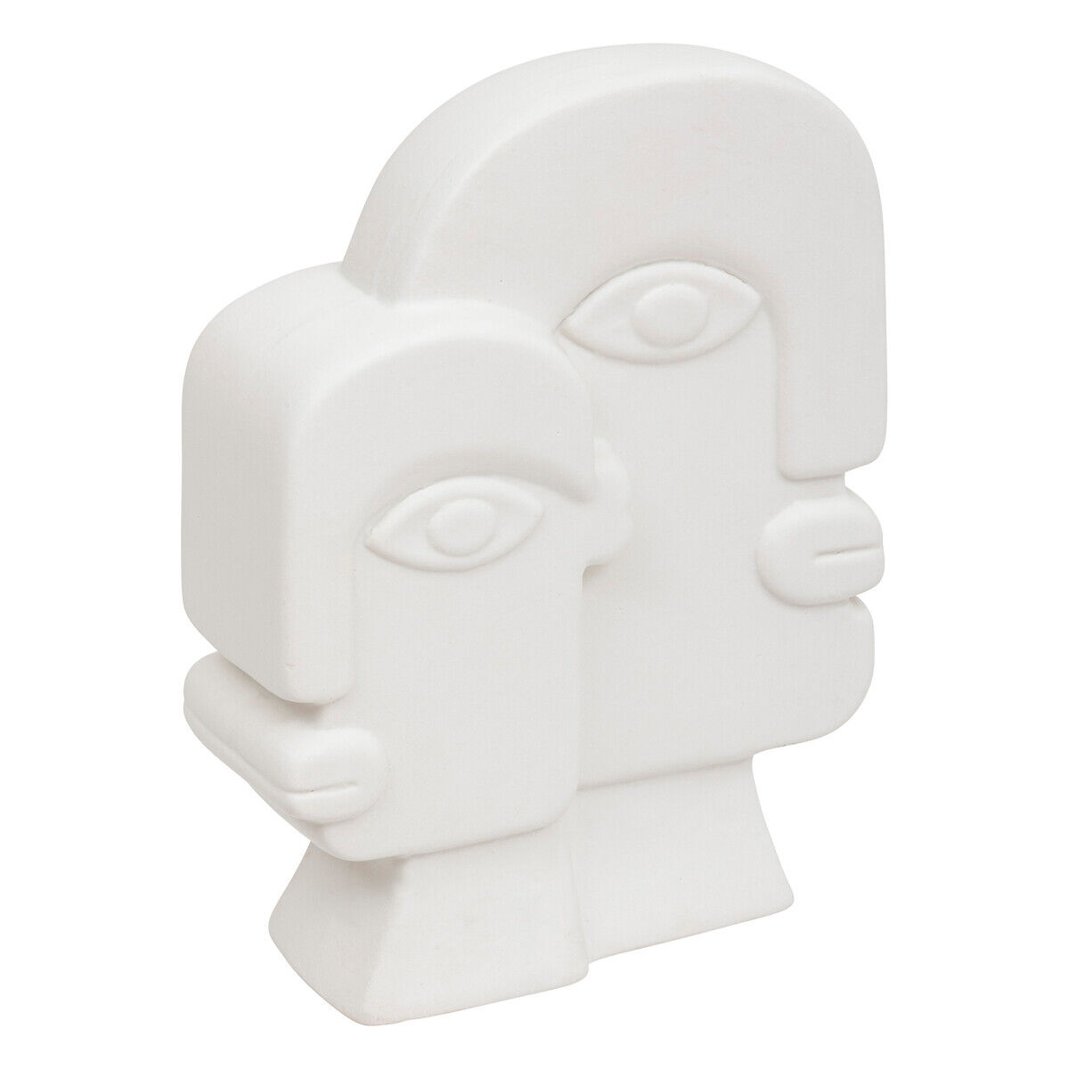Estátua decorativa com forma de caras SOLEYA, , large