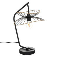 L&aacute;mpara De Mesa Negro Metal 50cm Alara
