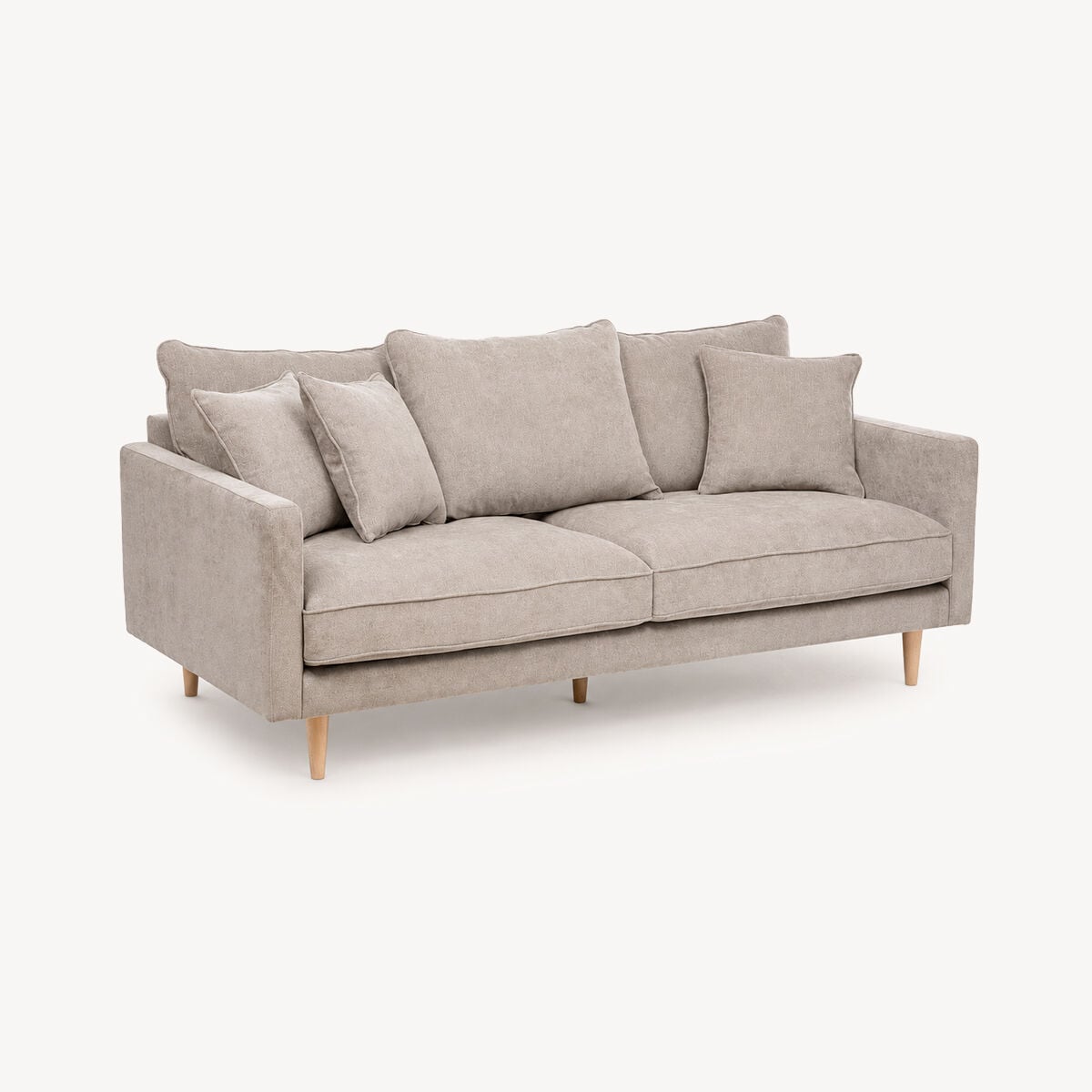 Sofá CANDICE verde escuro de veludo 194cm, , large