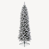 &Aacute;rbol de navidad VERTICA verde con nieve 210cm