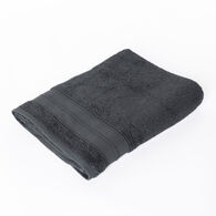 Toalla de ba&ntilde;o ESSENZA gris oscuro 90x150cm