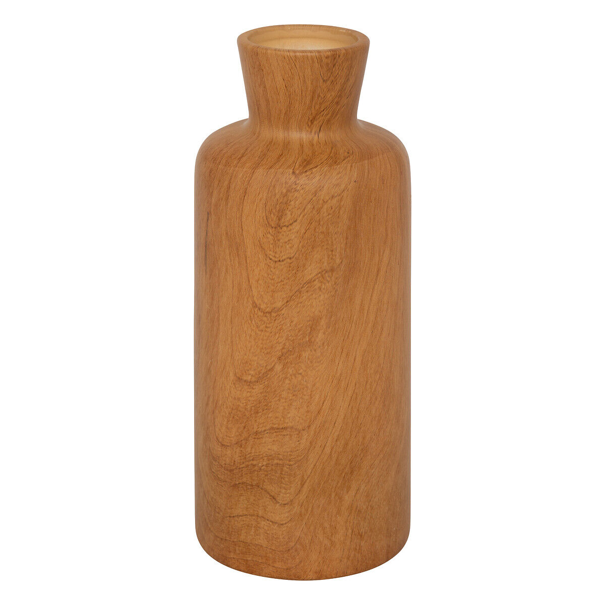 Vaso SOA em cerâmica efeito madeira 30cm, , large