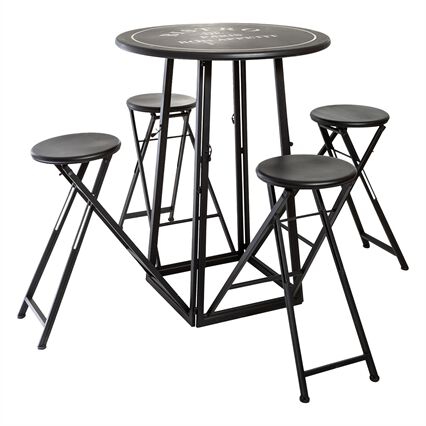 Mesa com 4 cadeiras para exterior, , large