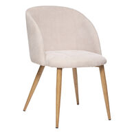 Silla CELESTE de tejido beige