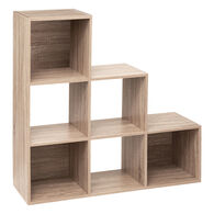 Estanter&iacute;a MIXMODUL natural con 6 m&oacute;dulos