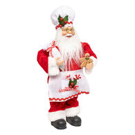 Figura De Papá Noel Pastelero 30cm 