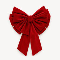 Lazo Decorativo Terciopelo Rojo