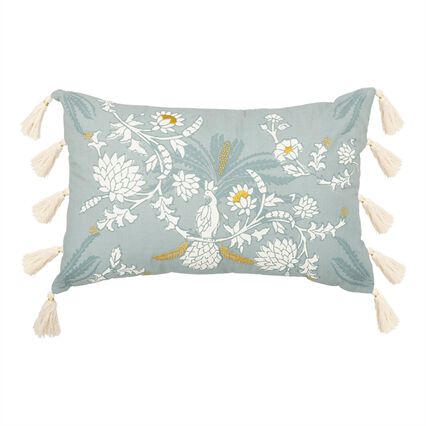 Almofada decorativa bordada WILD ROMANCE 38X58cm, , large