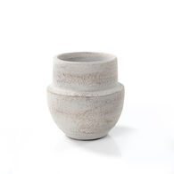 Jarrón SABRE gris de barro 12cm