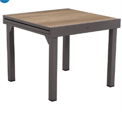 Mesa extensível PIAZZA tonka em alumínio 90-180cm, , large