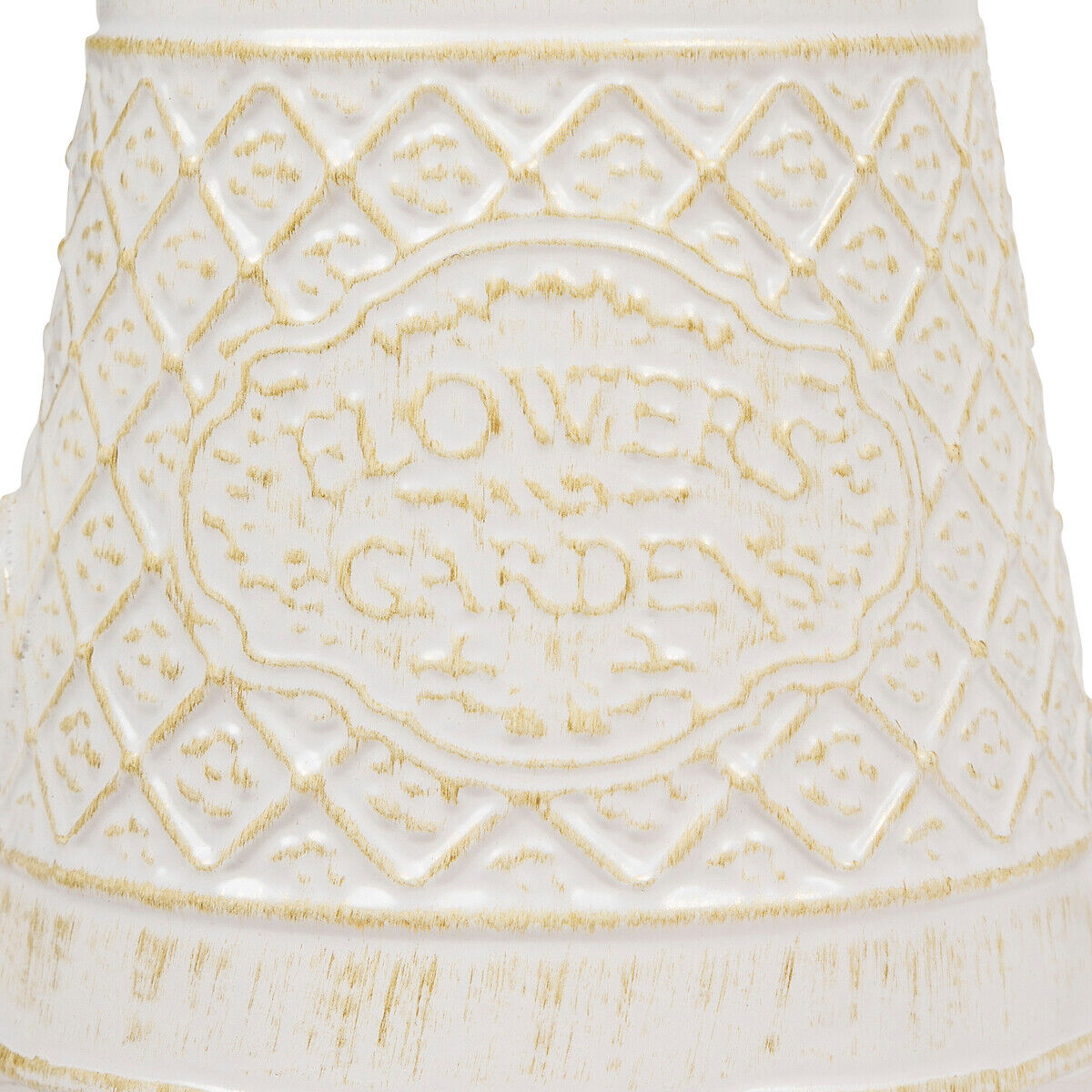 Regador TINO em metal branco 27x14x16,5cm, , large