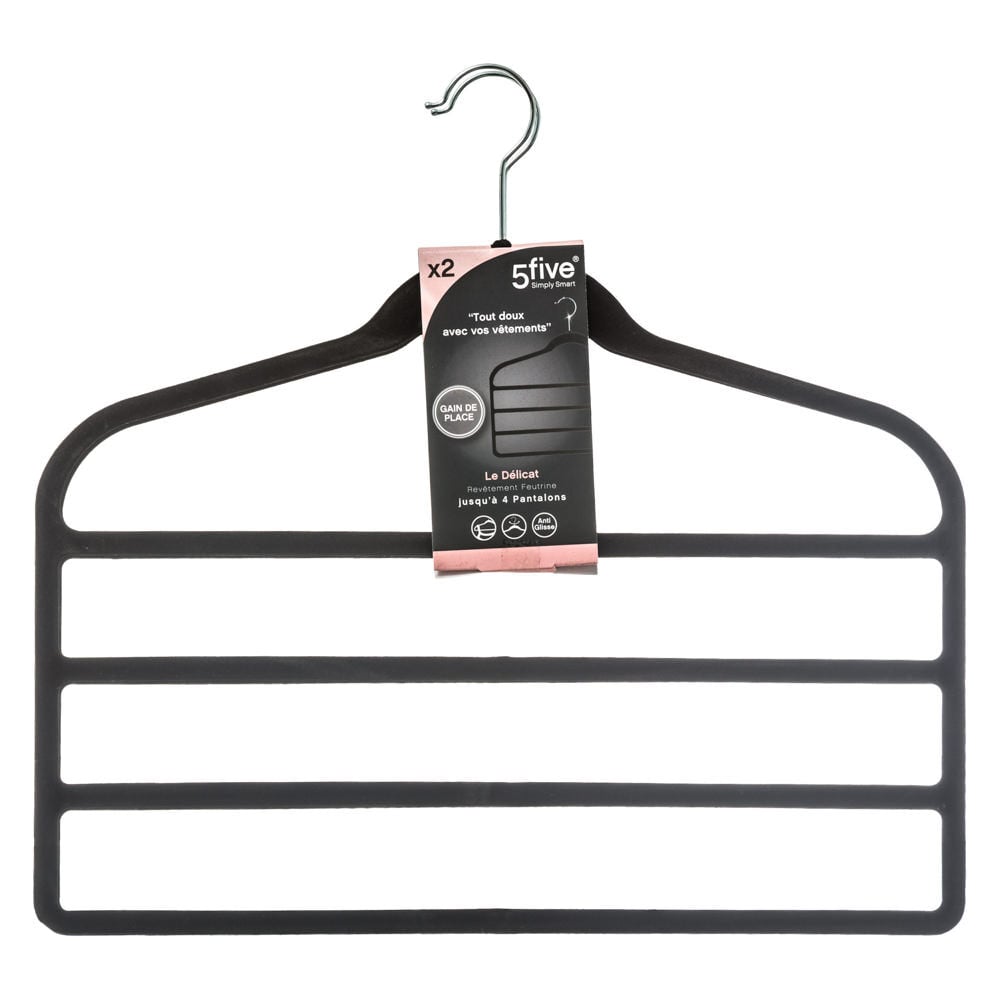 Conjunto de 2 cabides para calças, , large