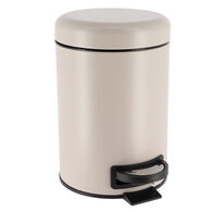 Balde WC Taupe Mate Soft Close Em Metal 3l