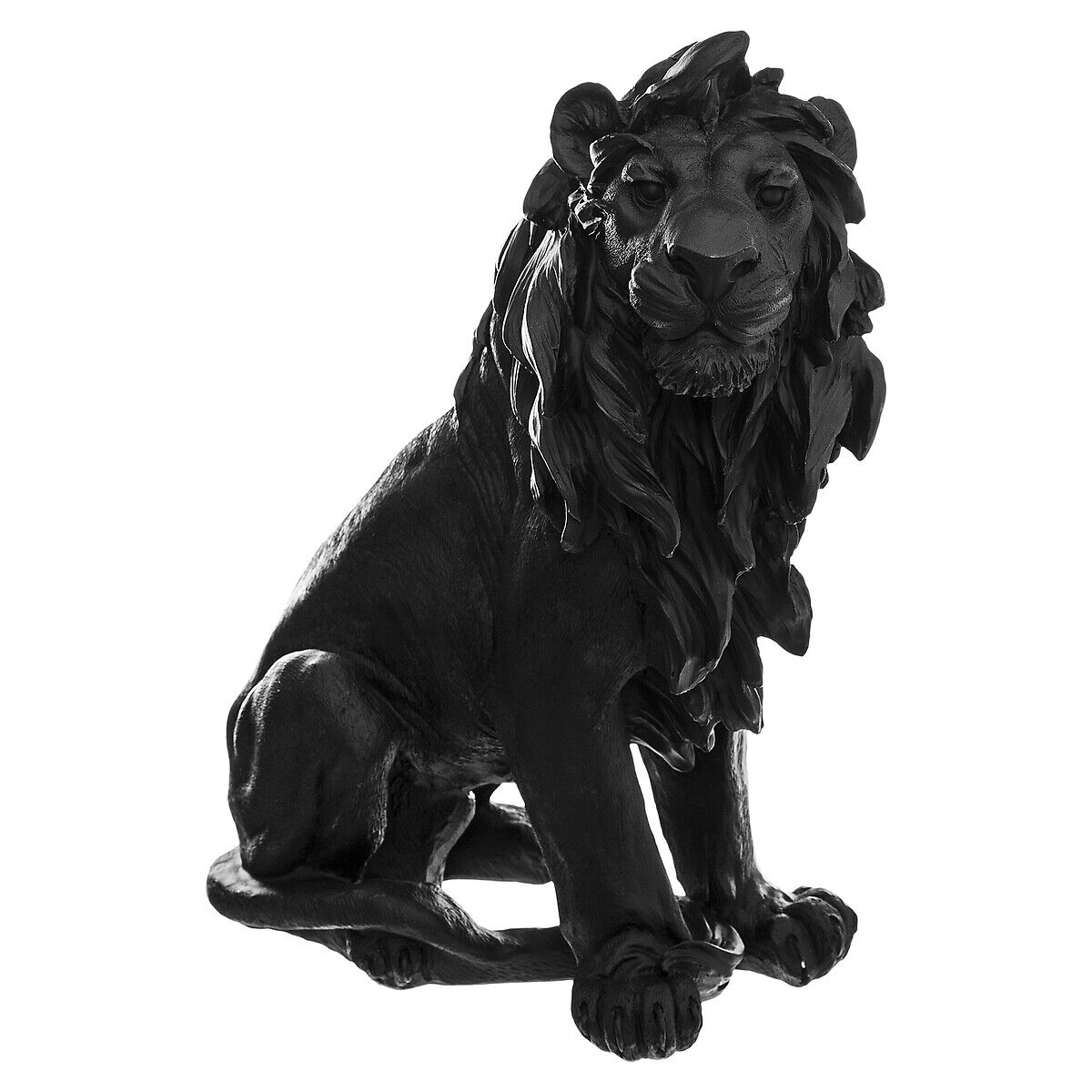Estátua decorativa leão em resina, , large