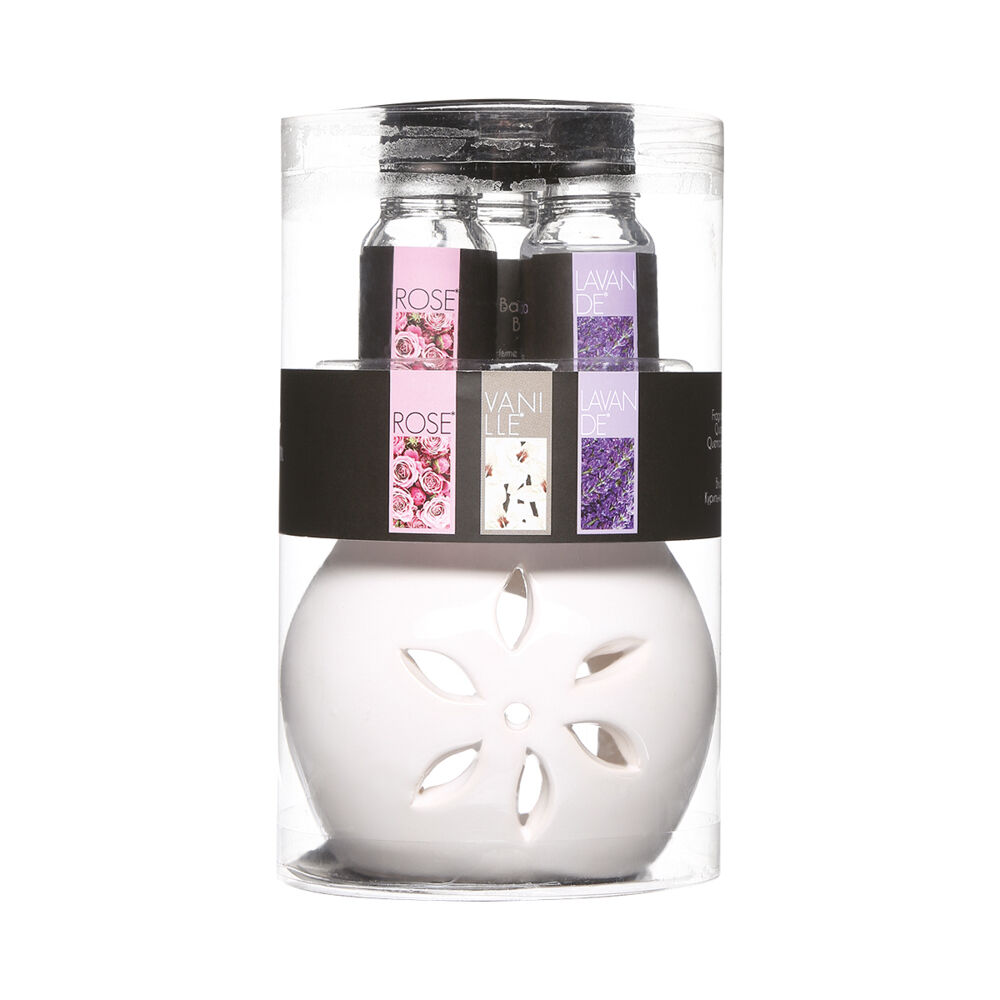 Set De Quemador Y 3 Aceites Aroma Frutas, , large