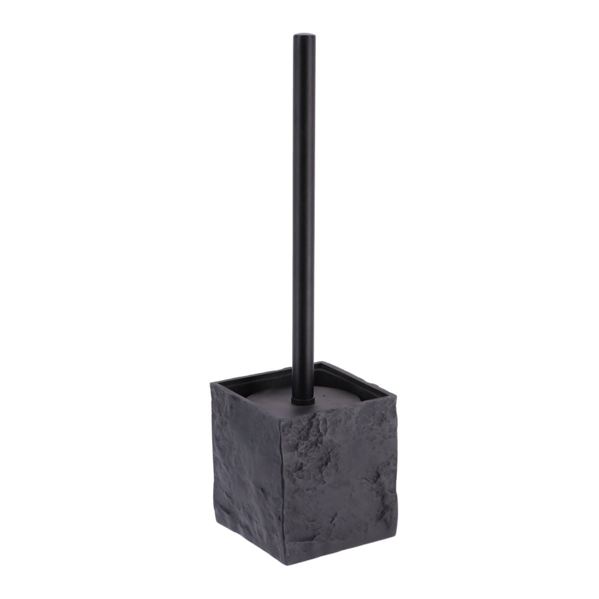 Escobillero wc cuadrado negro, , large