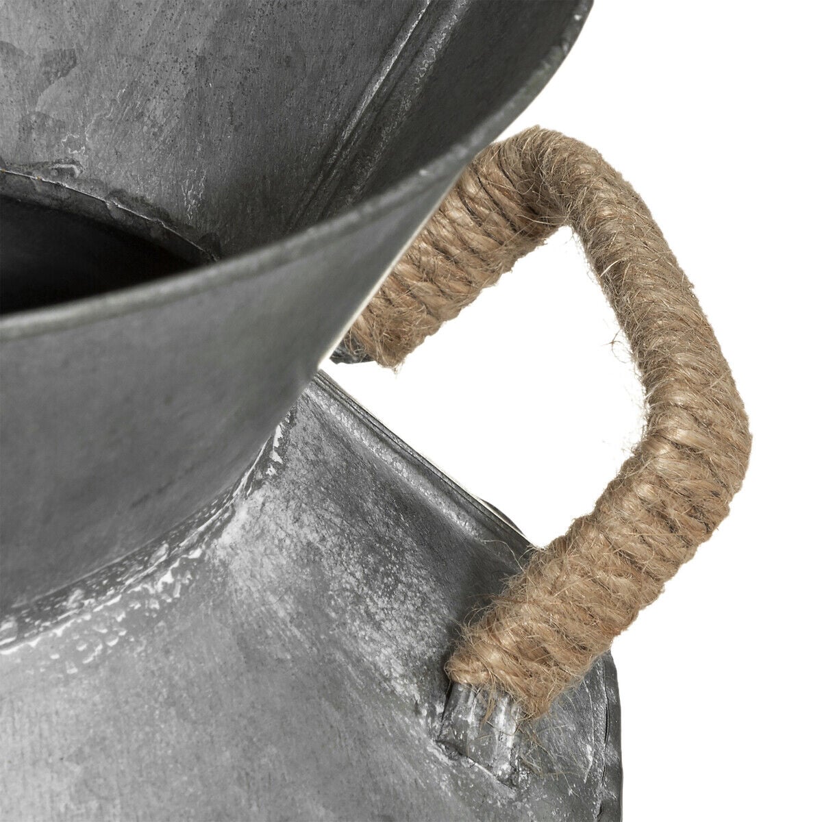 Decorative milk churn GARDEN EDITION grey in zinc, , large
