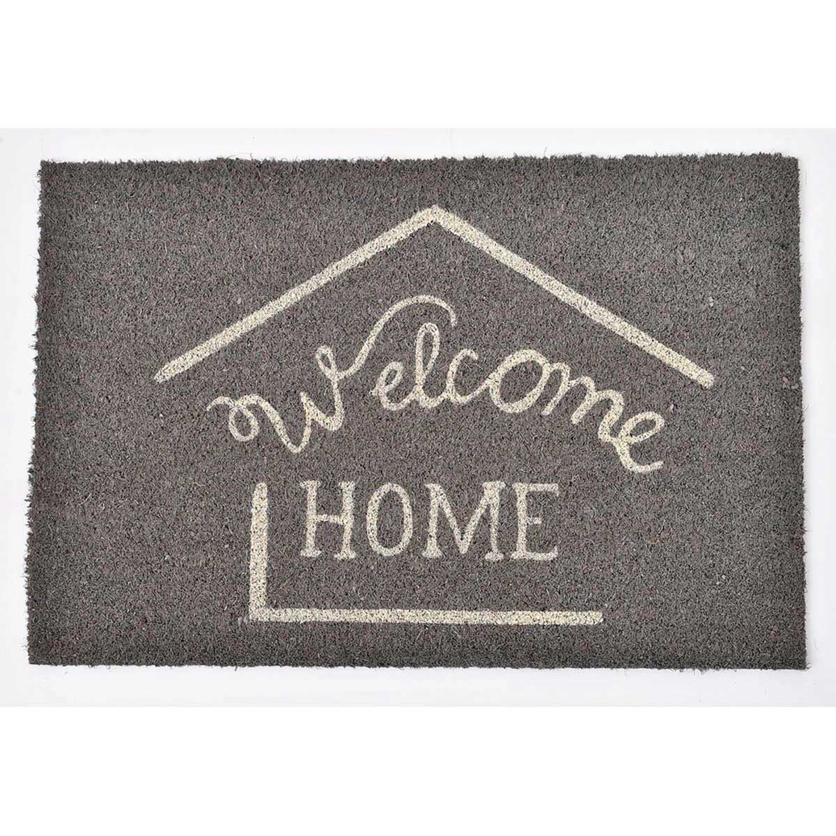 Tapete de entrada WELCOME HOME cinza, , large