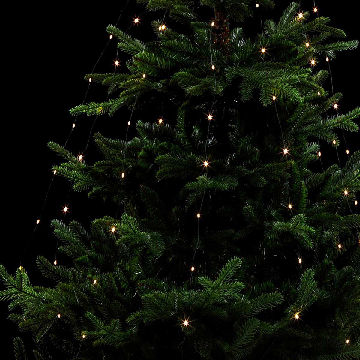 Série luminosa de natal branco quente 200 leds 1,65m, , large