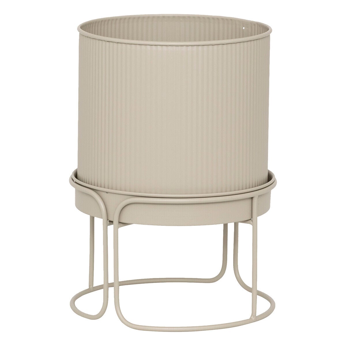 Planter AZE green in metal, , large
