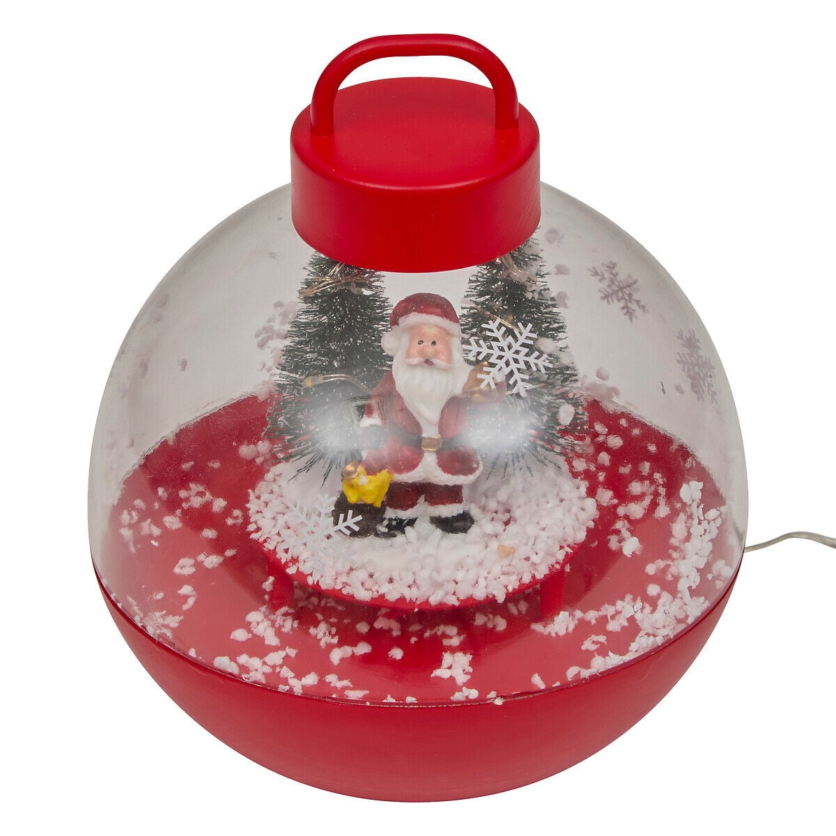 Lanterna com pai natal 17cm, , large