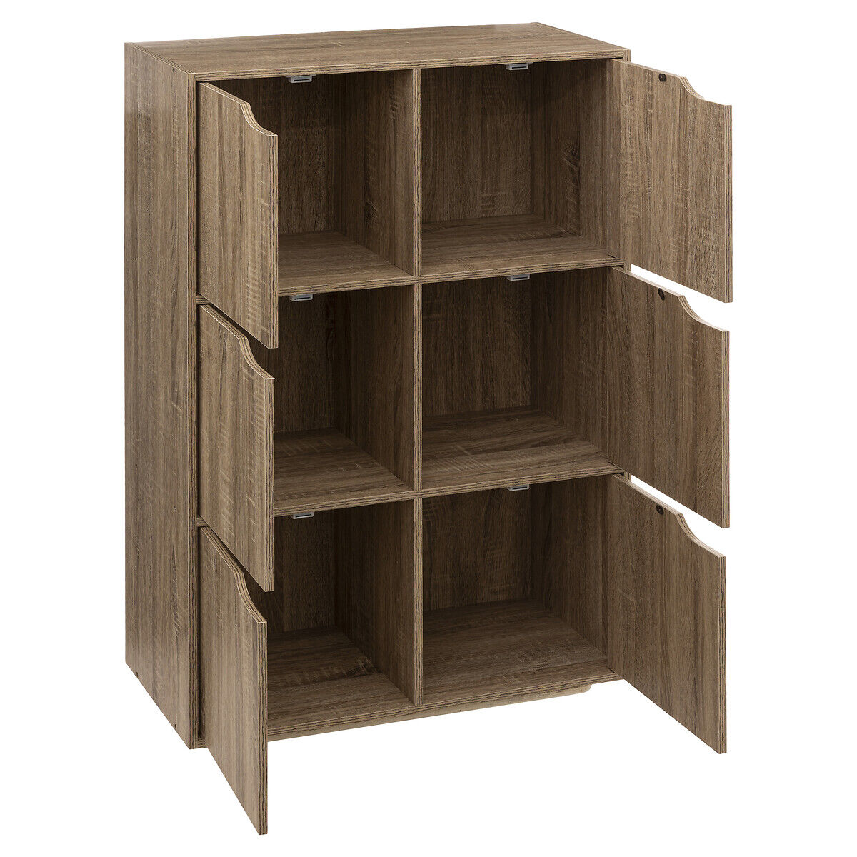 Móvel de arrumação MIX modul castanha com 6 portas, , large