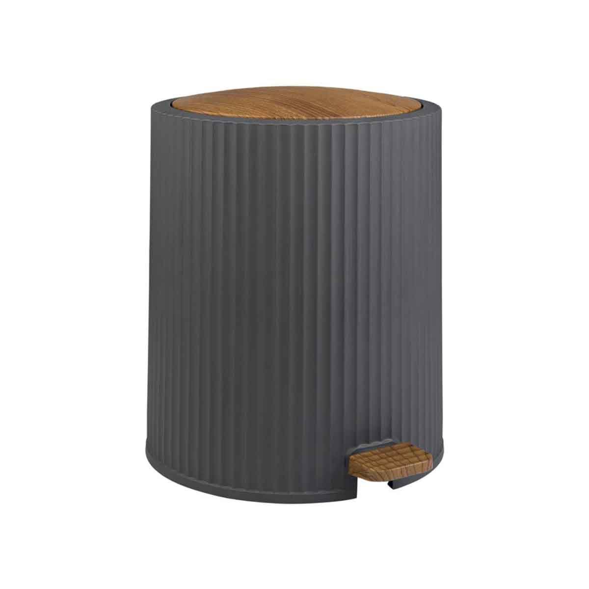 Balde wc COLISEUM cinza antracite, , large
