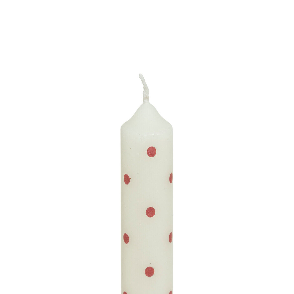Conjunto de 2 velas de 24,5cm com riscas e pintas, , large