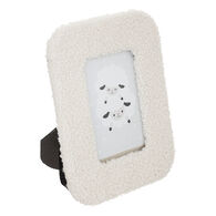 Portarretrato con pelo blanco 10x15cm