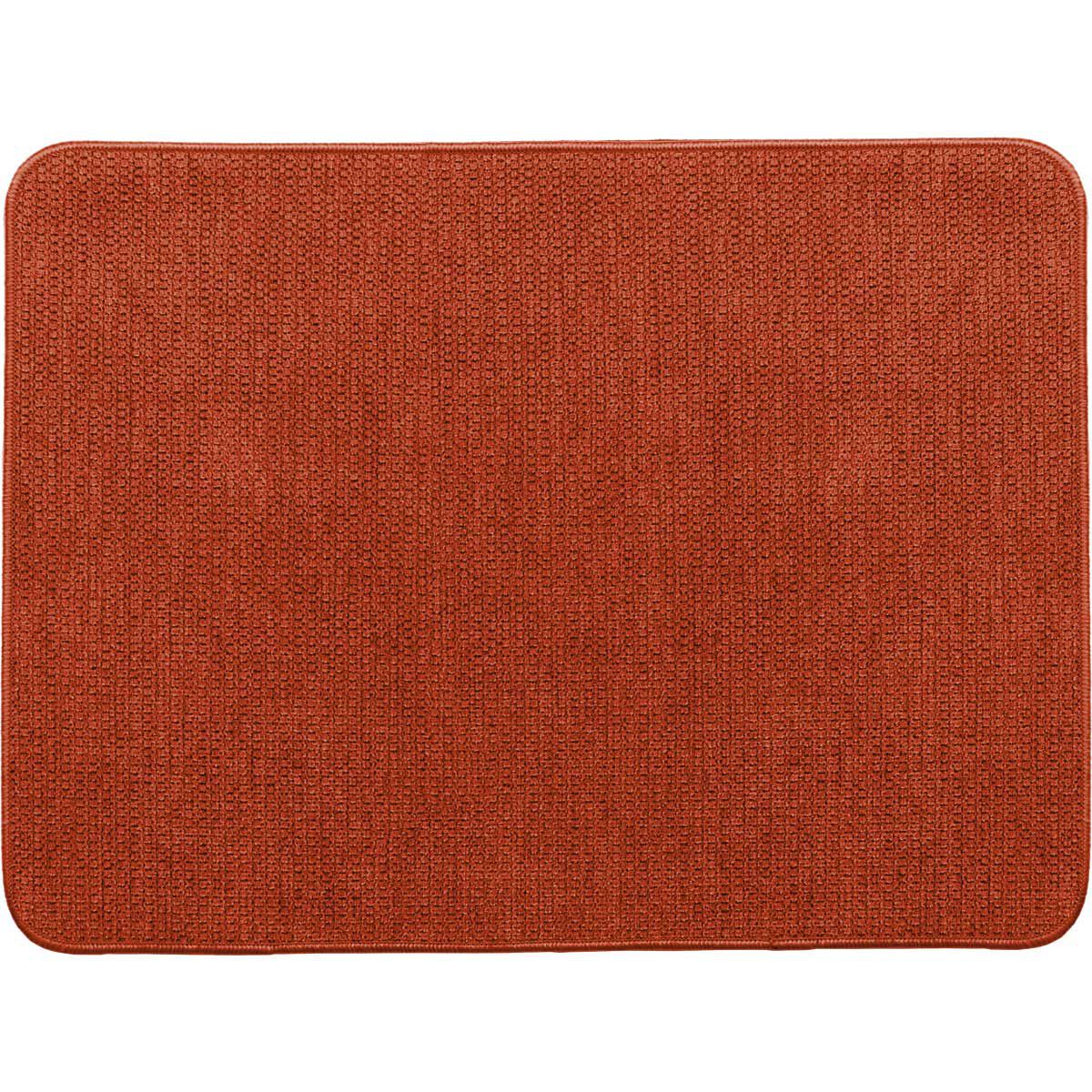 Tapete de entrada HEXAGONE terracota 45x60cm, , large