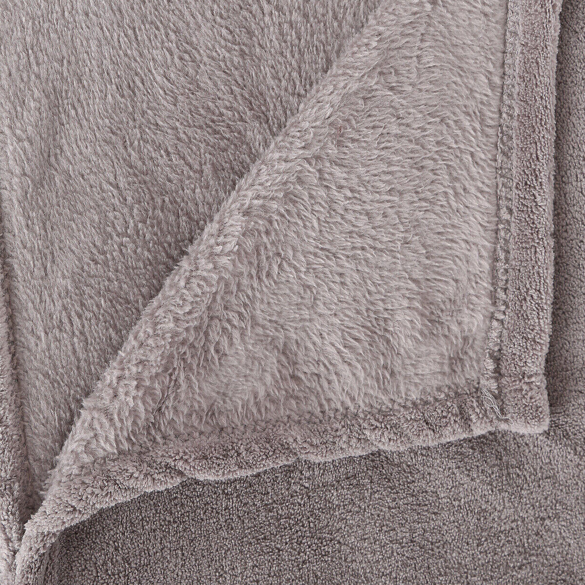 Microfibre throw black, , large