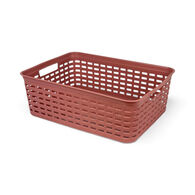 Cesto de almacenaje rosa