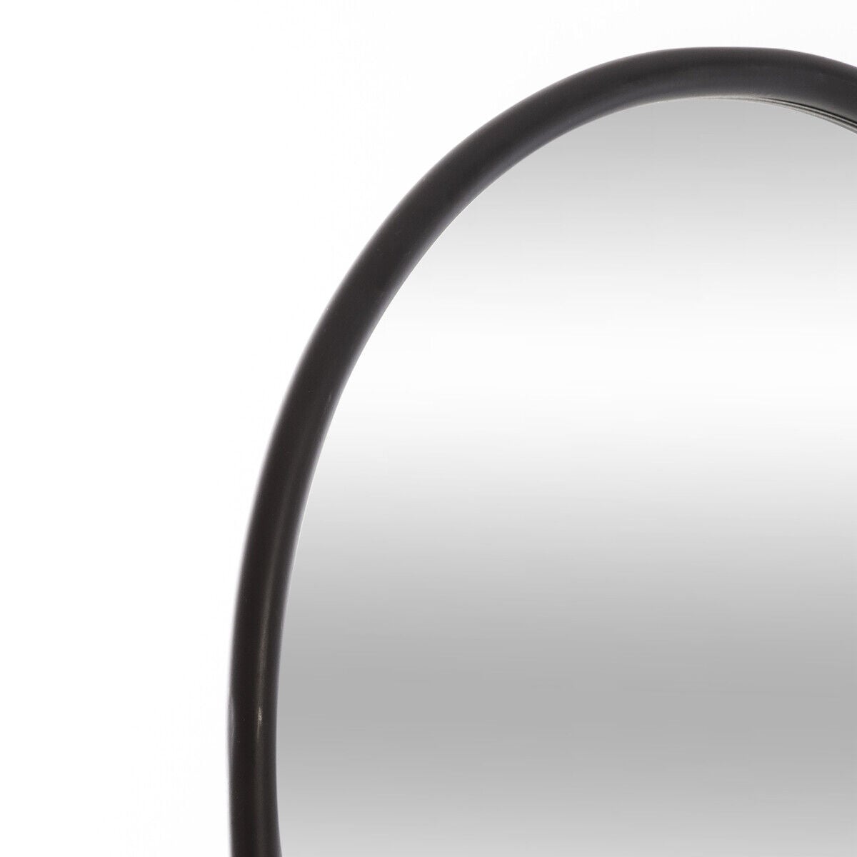 Espelho de chão preto em metal 140cm, , large