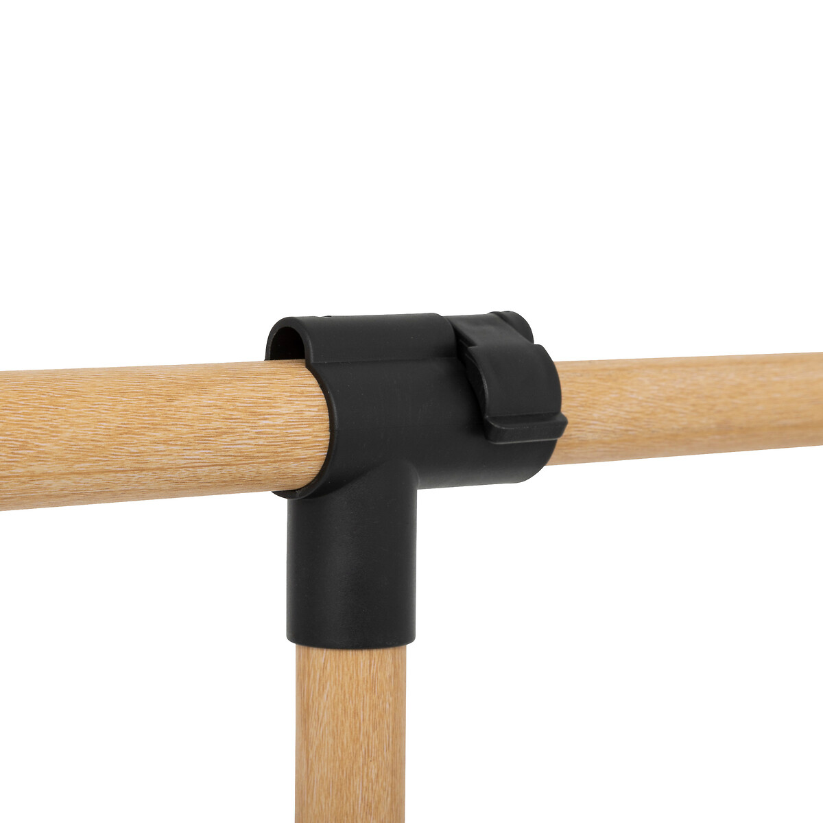 Perchero simple con barra extensible 