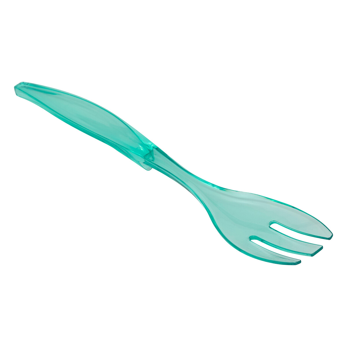 Set  2 cubiertos de ensalada SQUARE azul claro