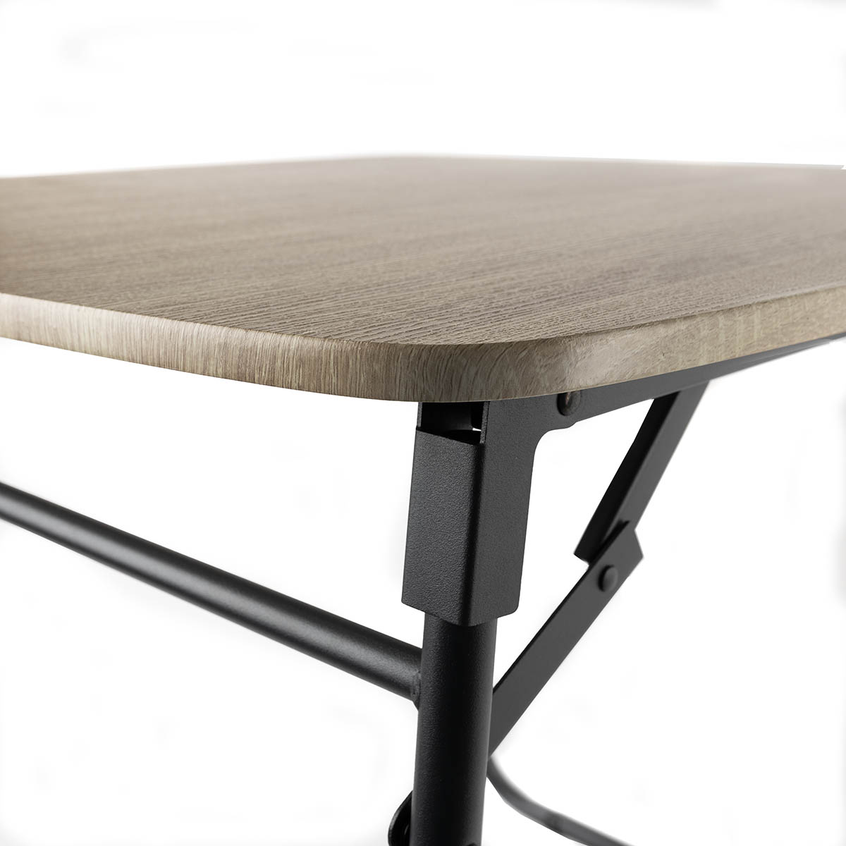 Mesa plegable NOMAD con estructura gris