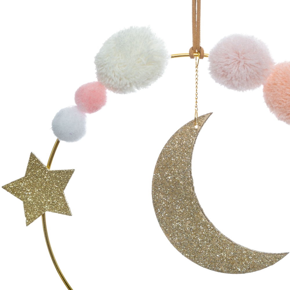 Colgante Luna/Estrella 14.5x3x21.5Cm