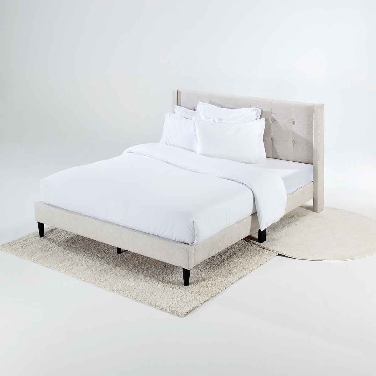 Cama PEARL beige 105x190cm