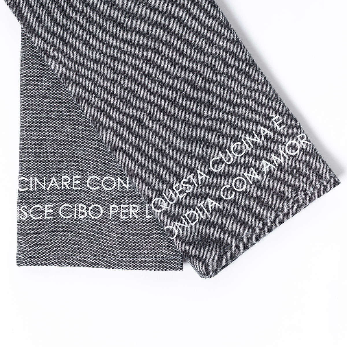 Juego de 2 pa&ntilde;os de cocina gris oscuro 45x65cm