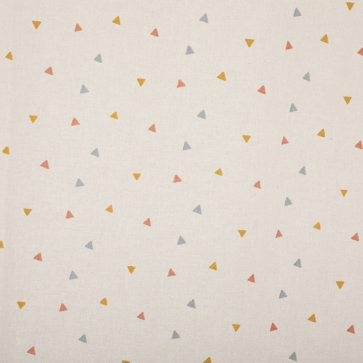 Cortina beige con mini tri&aacute;ngulos 140x260Cm