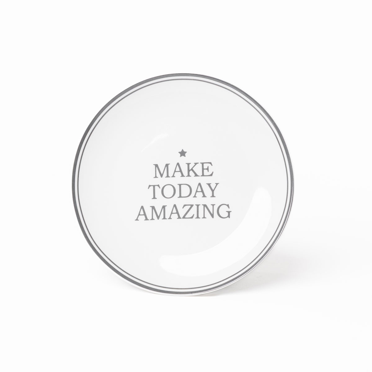 Plato Llano Happy III De Porcelana 27cm