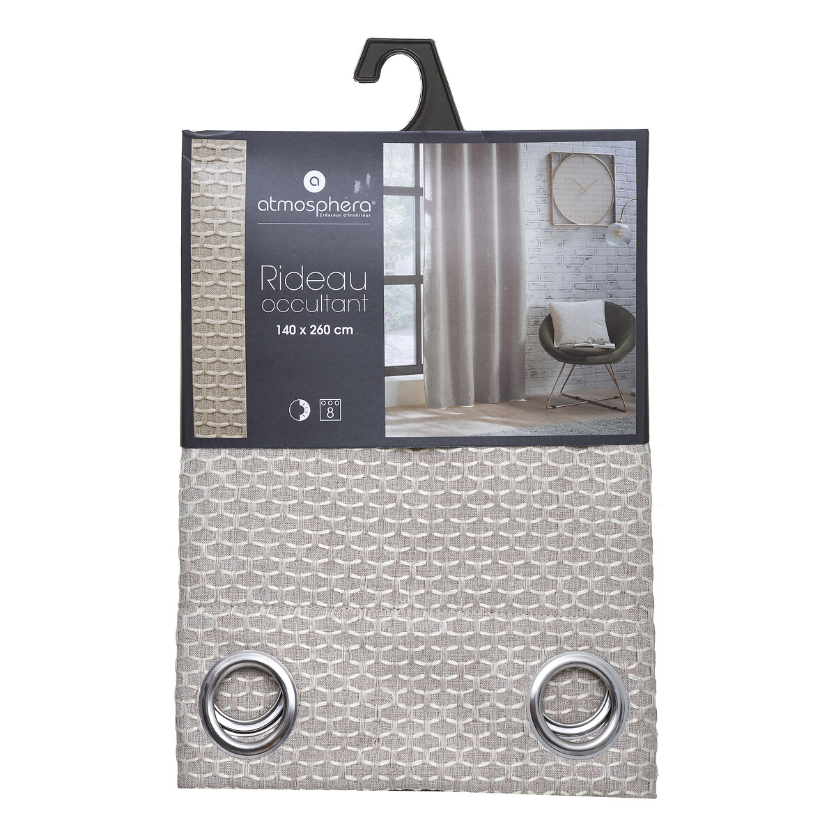 Cortina Opaca Mattone 140x260Cm