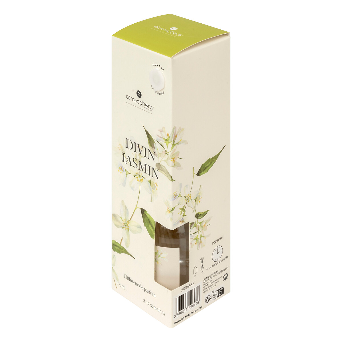 Ambientador Jazm&iacute;n Frasco De Vidrio 100 Ml