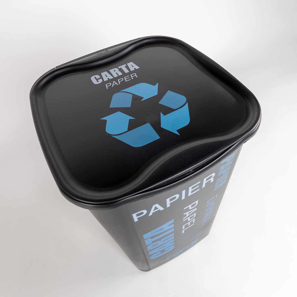 Cubo recicalje para papel azul 50L